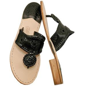 Black Jack Roger Jack’s Flat Sandal, size 9